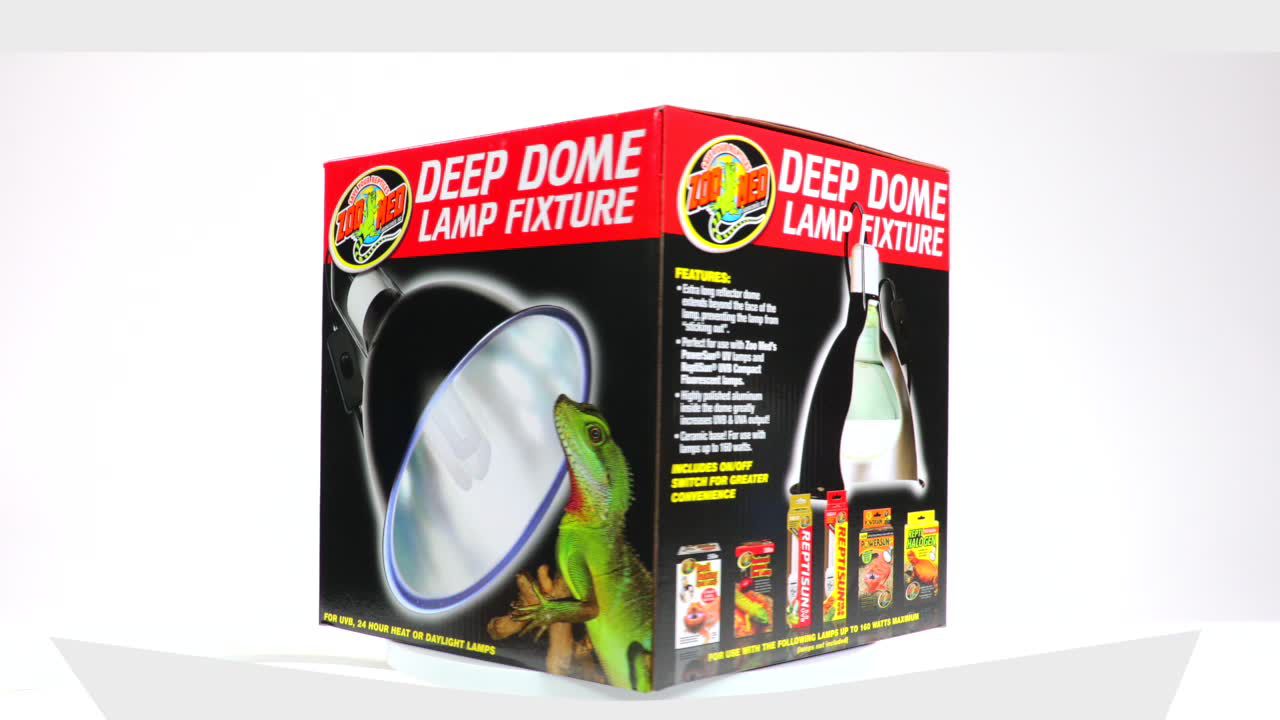 Zoo Med Deep Dome Lamp Fixture