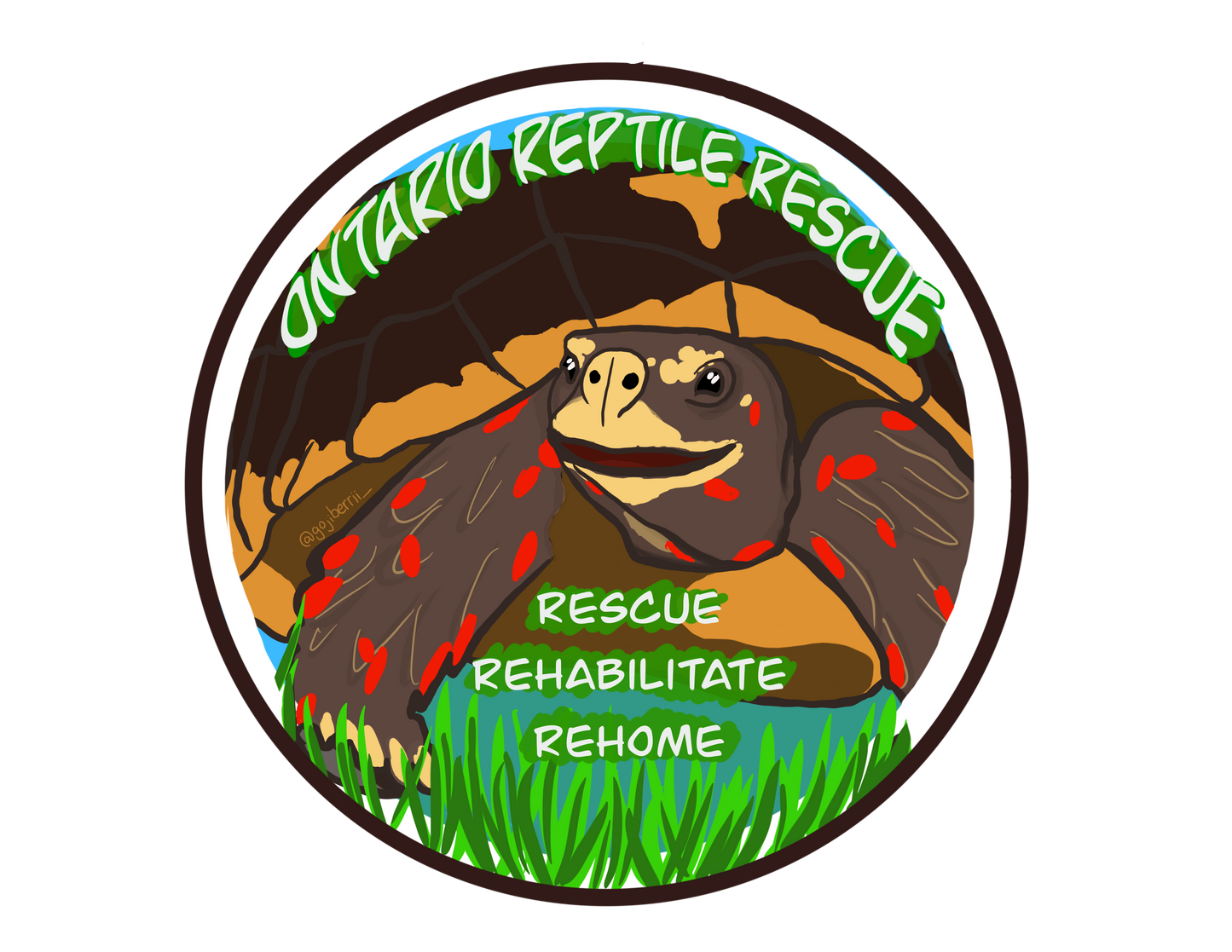 Ontario Reptile Rescue Sticker (Version B)