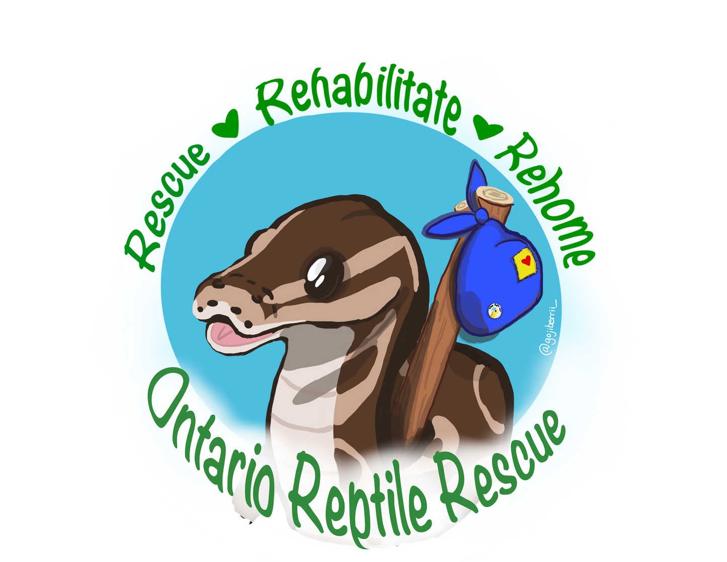 Ontario Reptile Rescue Sticker (Version D)