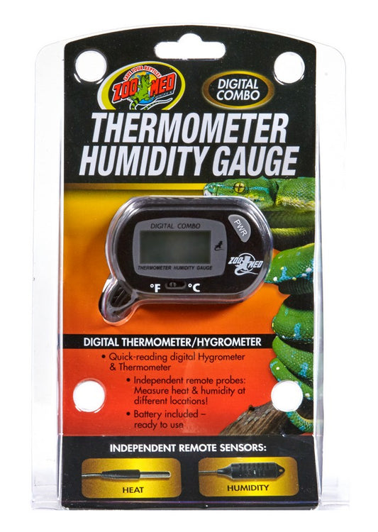 Zoo Med Digital Combo Thermometer + Hygrometer