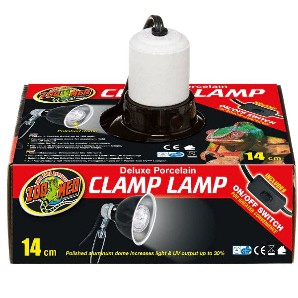 Zoo Med Deluxe Porcelain Clamp Lamp